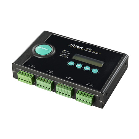 MOXA 4Port Device Server, 10/100M Eth., Rs-422/485, Terminal Block, Nport 5430 NPort 5430